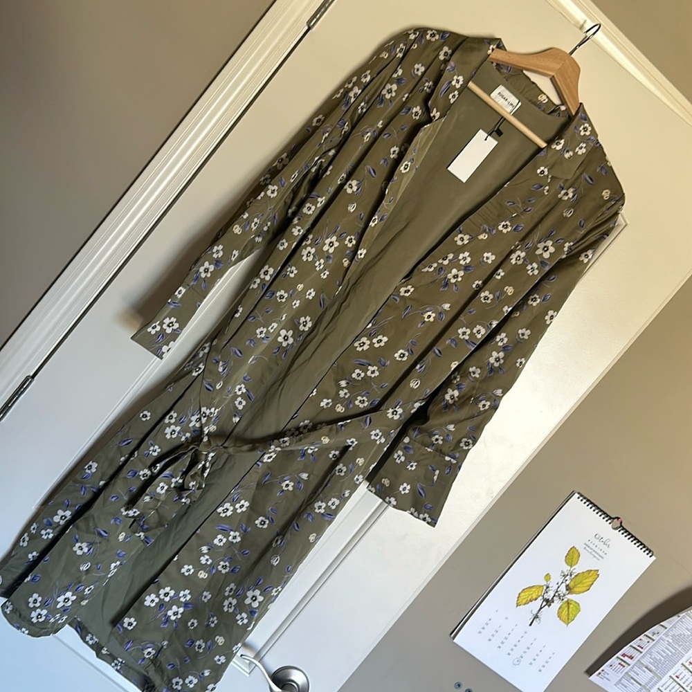Floral Bohemian Boho Fall Duster Jacket